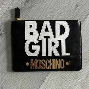 Moschino Black and White 'Bad Girl' Clutch
